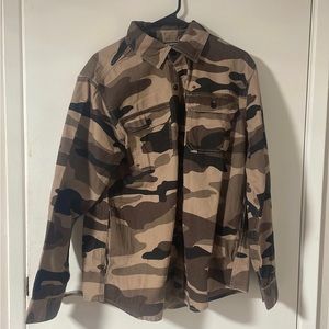 Medium camo jean jacket